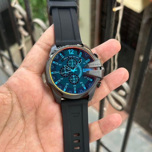 Black Tinted Fibre Watch