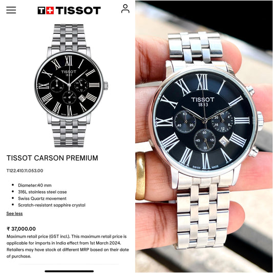 Silver Black Watch