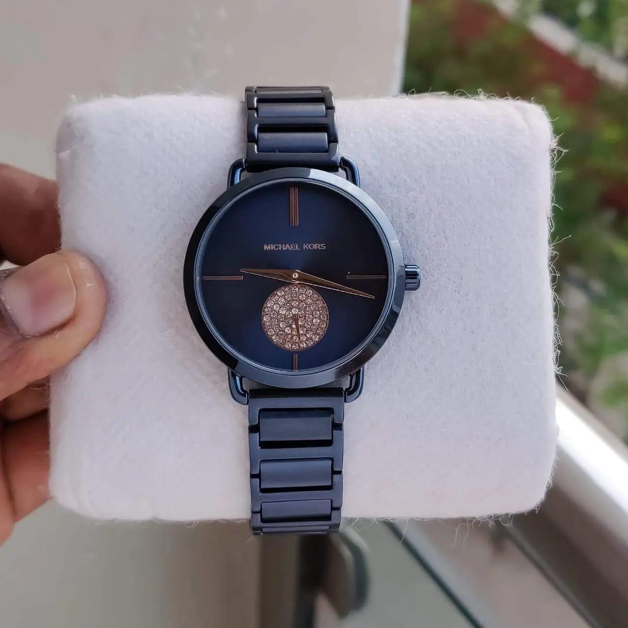 Full Blue Metal Watch