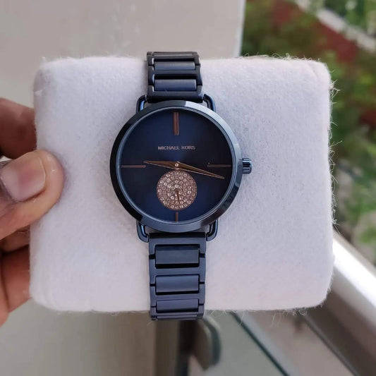 Full Blue Metal Watch