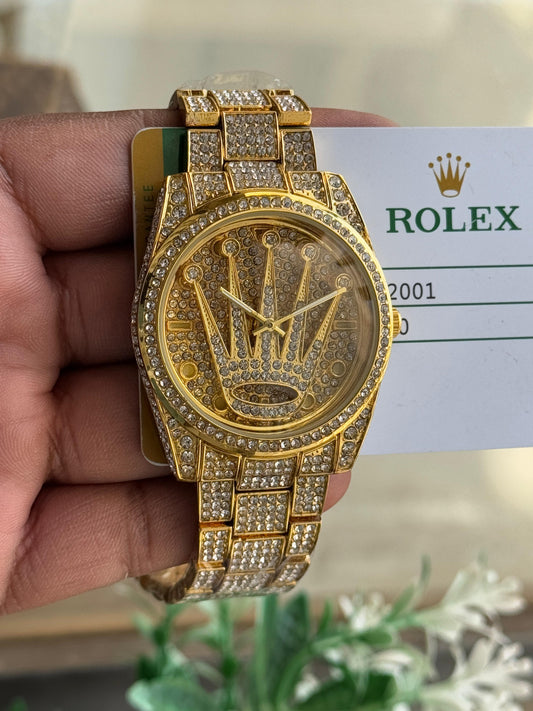 Gold Diamond Watch
