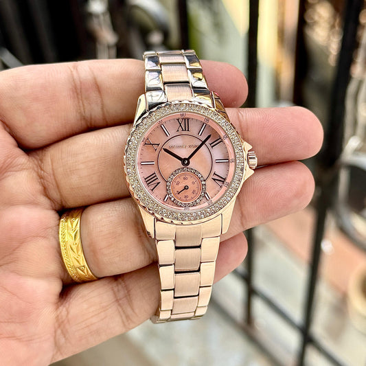 Full Rose Gold Chronograph  Watch