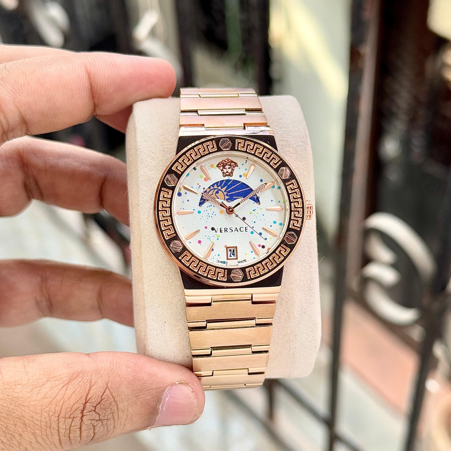 Rose Gold White Watch