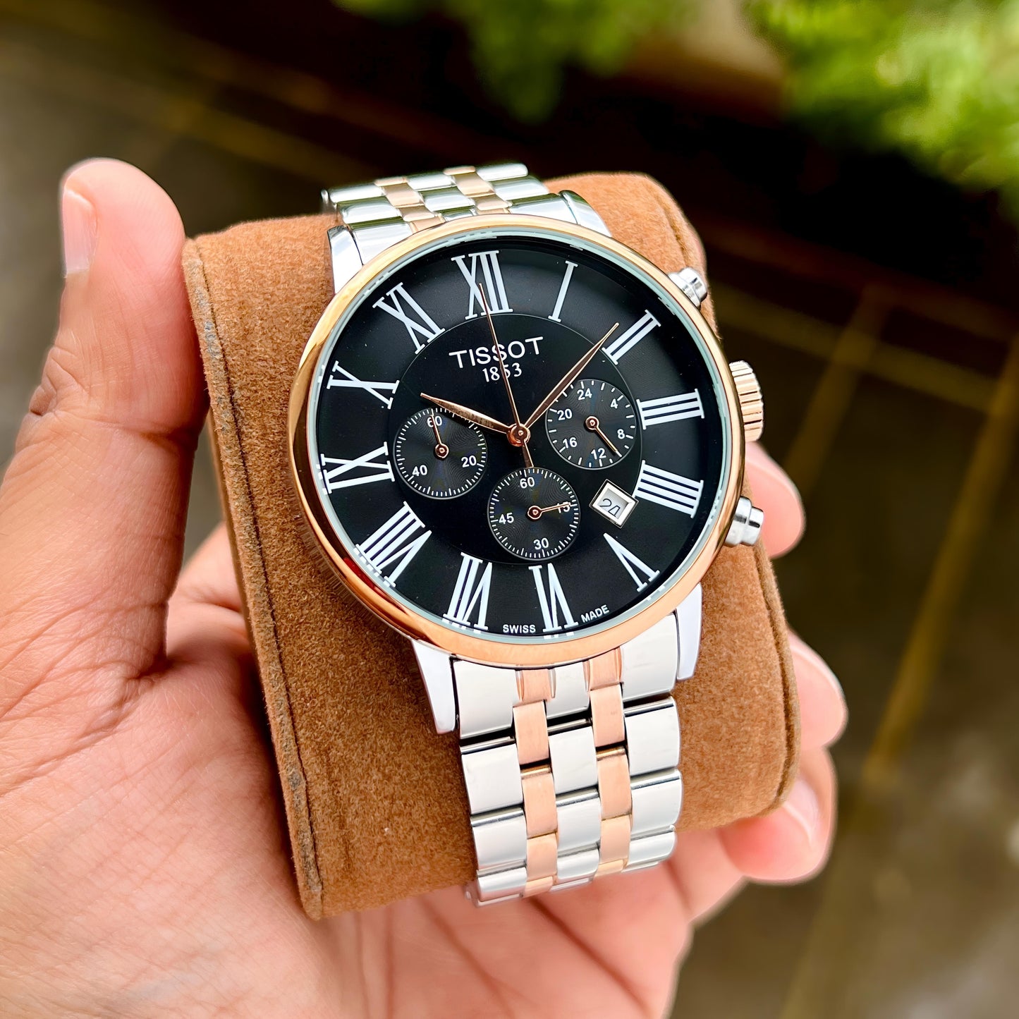 Dual Tone Black Watch