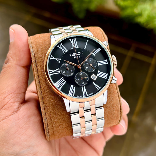 Dual Tone Black Watch