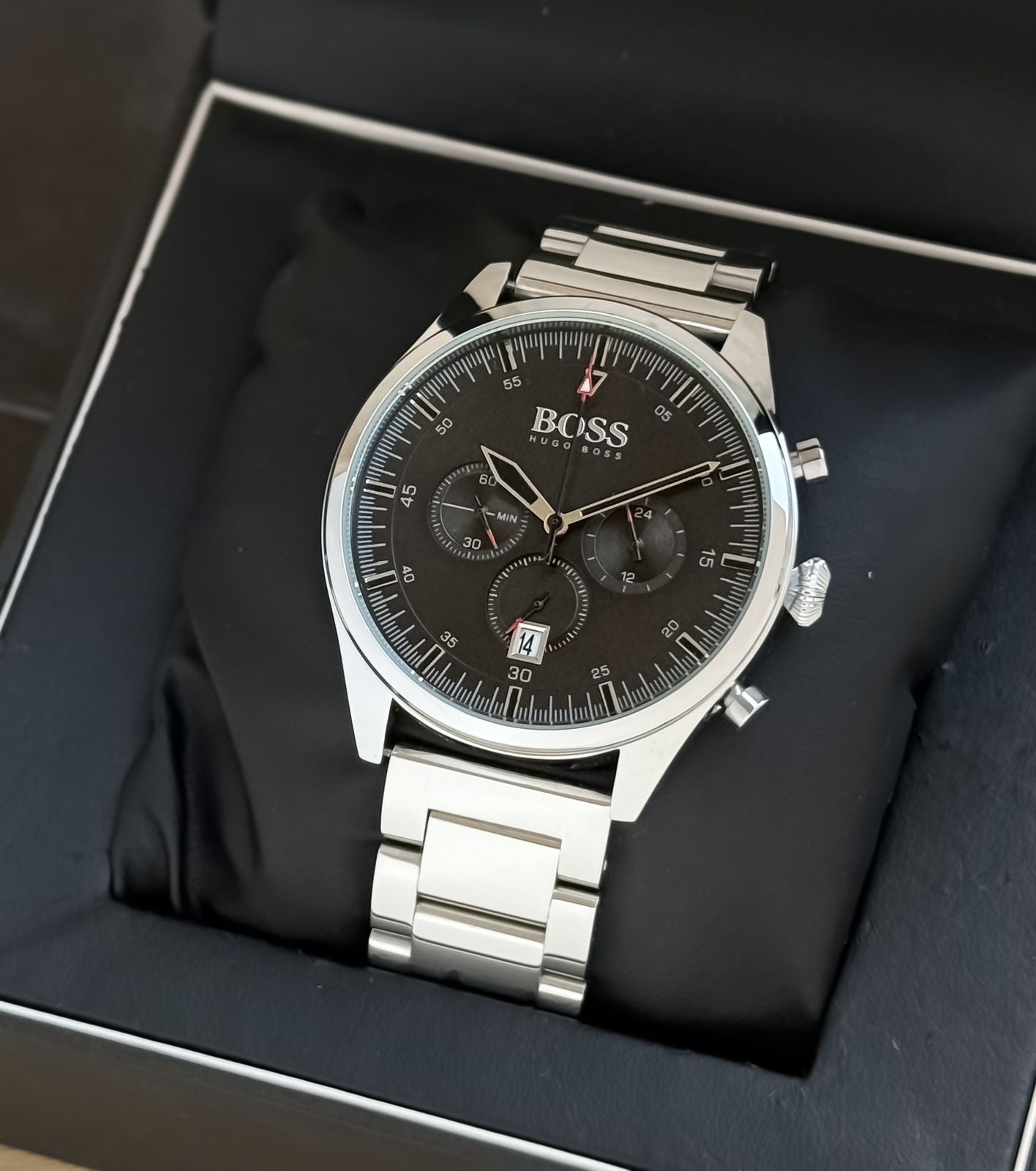 Silver Black Watch