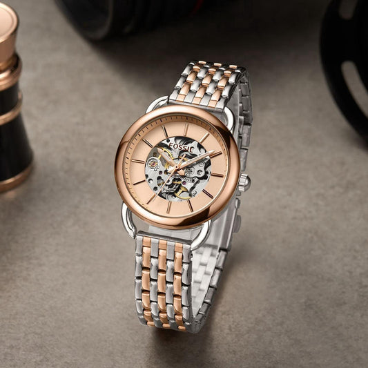 Dual Tone Rose Gold Watch