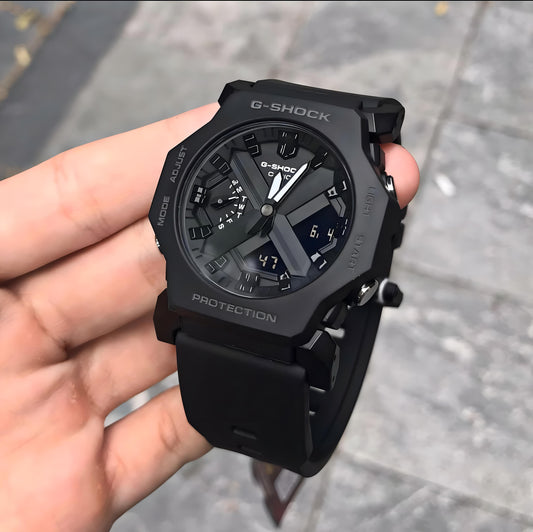 Full Black Digital & Analog Watch