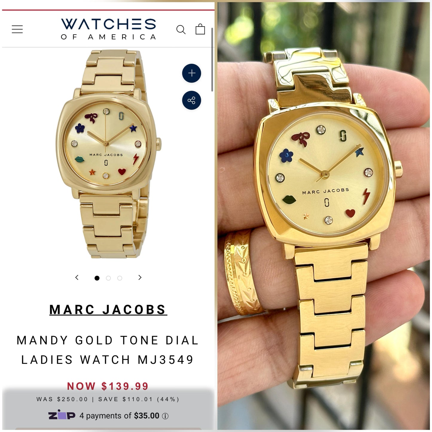 Full Gold Women Watch