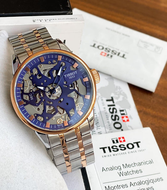 Dual Tone Blue Watch