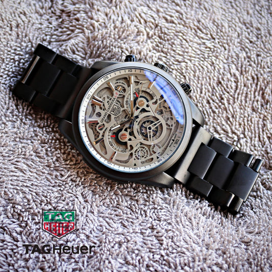 Black Grey Chronograph Watch