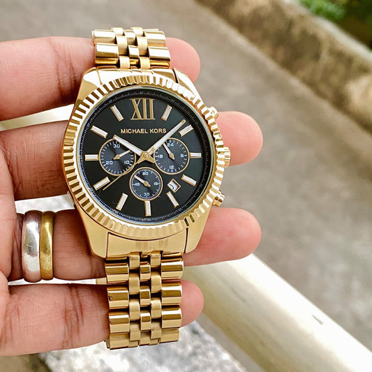 Gold Black Watch