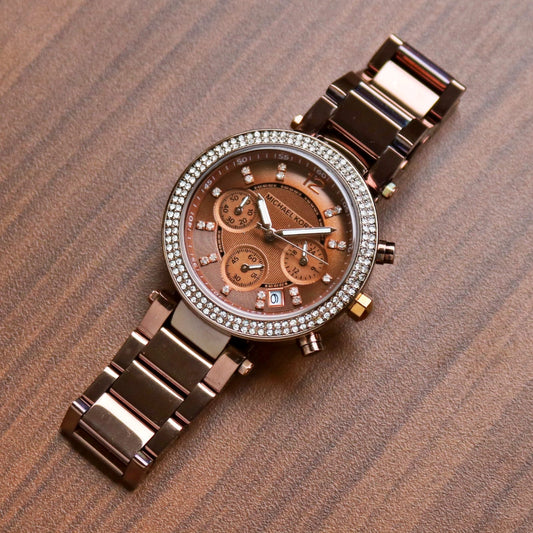 Full Brown Chronograph Watch