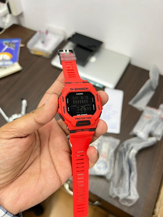 Red Digital Watch
