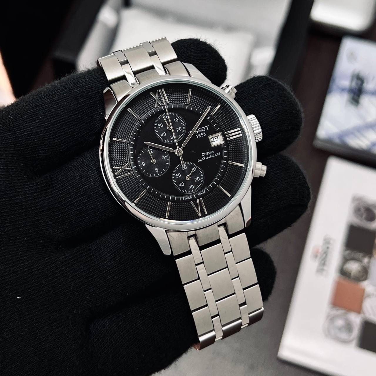 Silver Black Watch