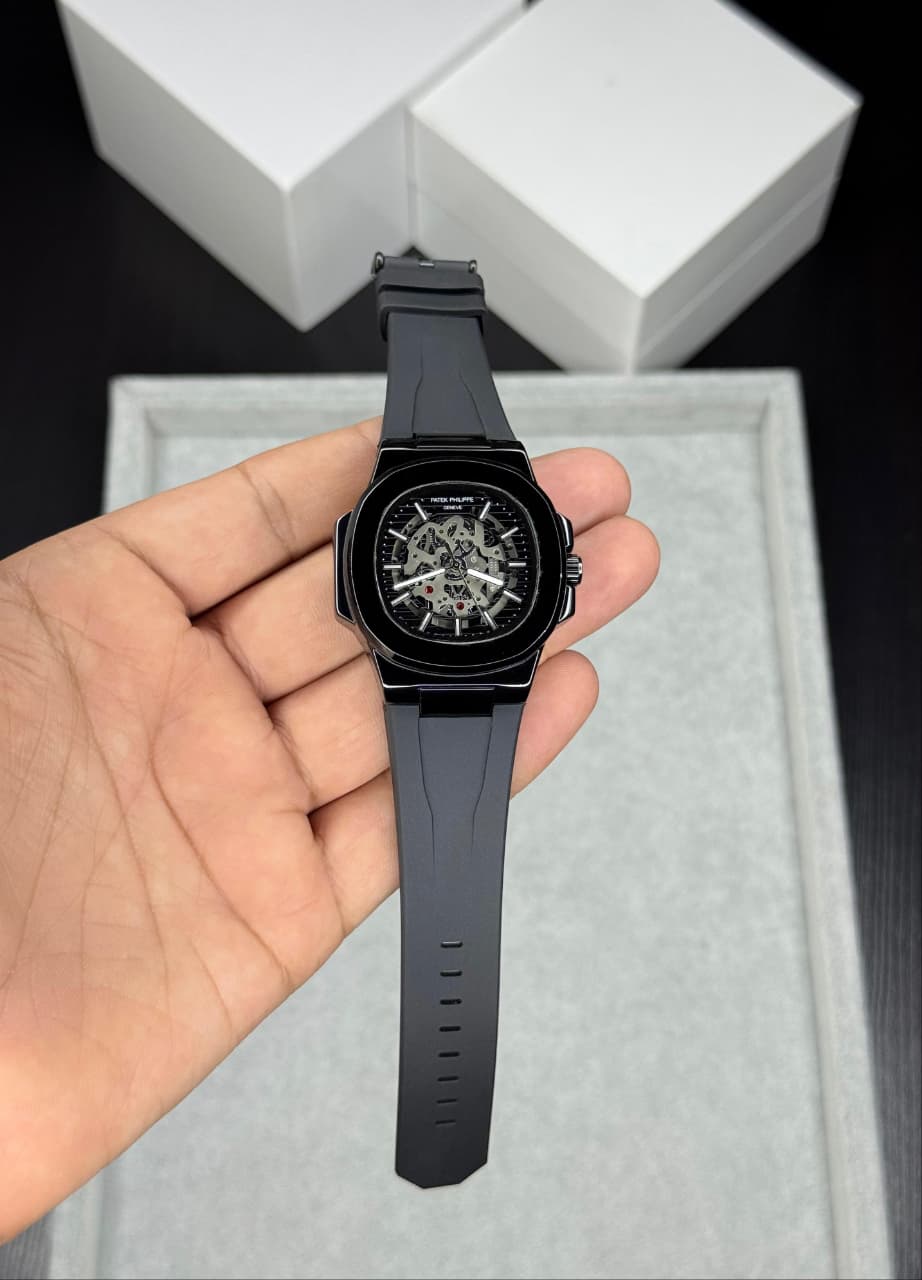 Black Fiber Automatic Watch