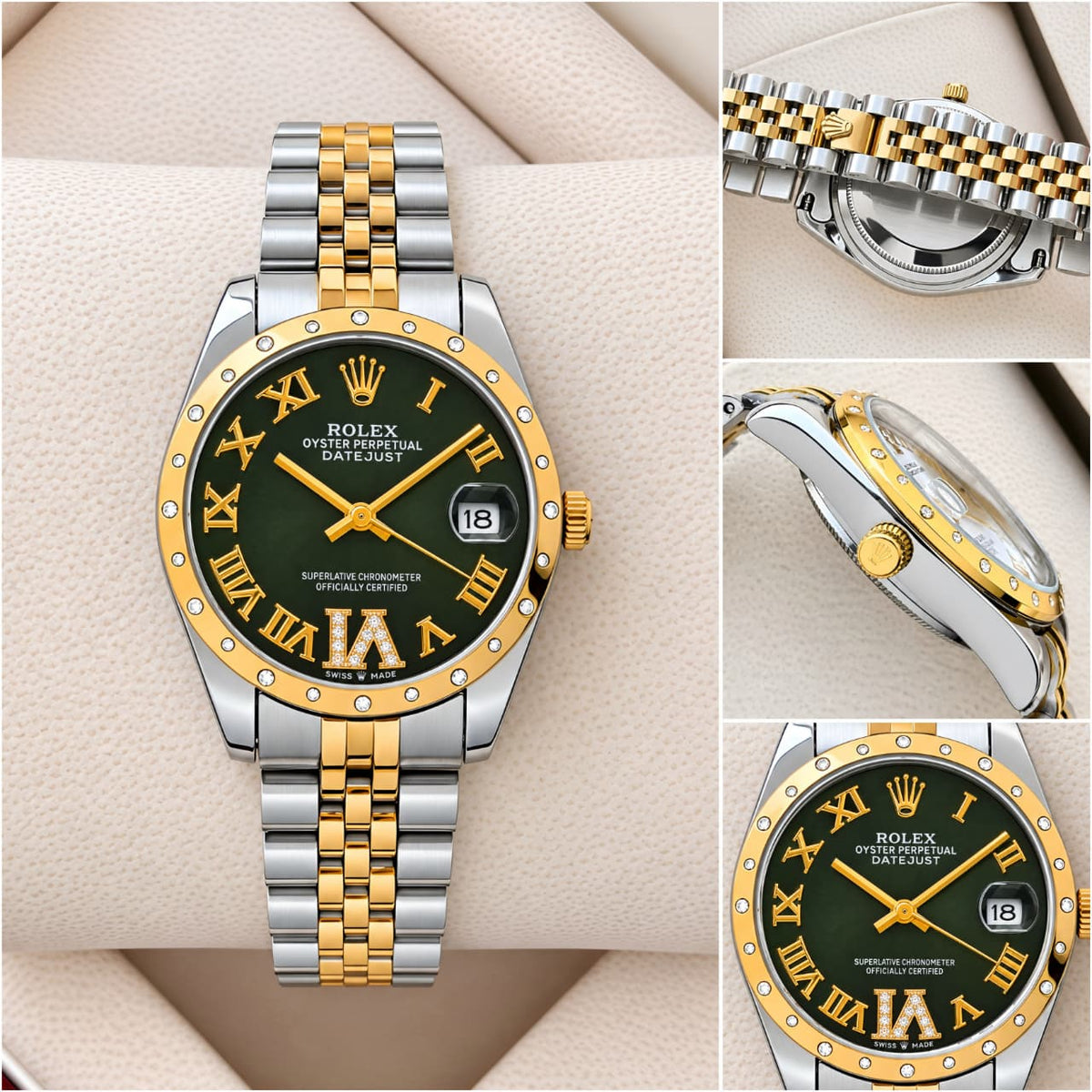 Silver Gold Green Women's Classics