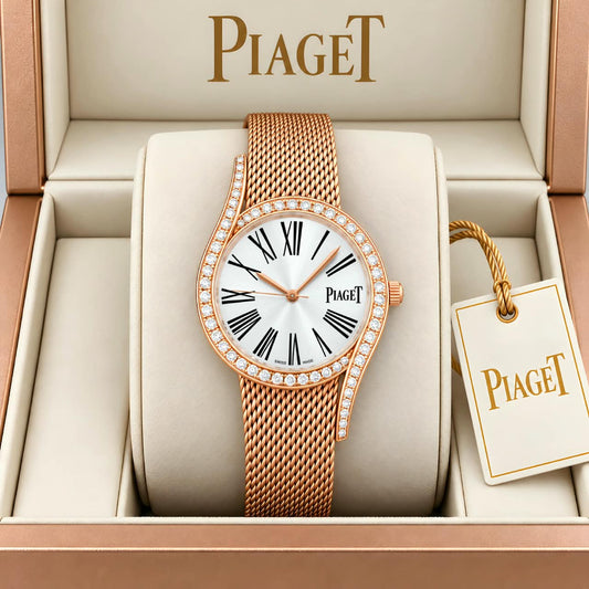 Rosegold White Premium Women's Diamond Watch