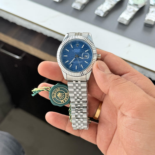 Silver Blue DateJust