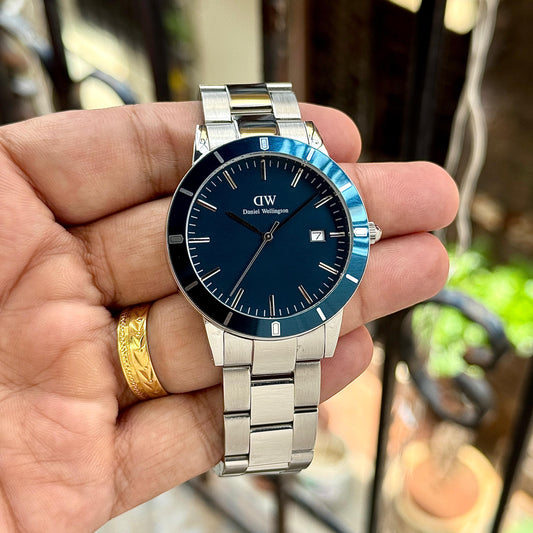 Silver Blue Classic Men’s Watch