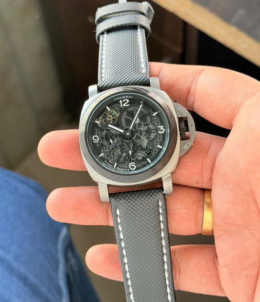 Black Silver Ultra Premium Automatic Watch