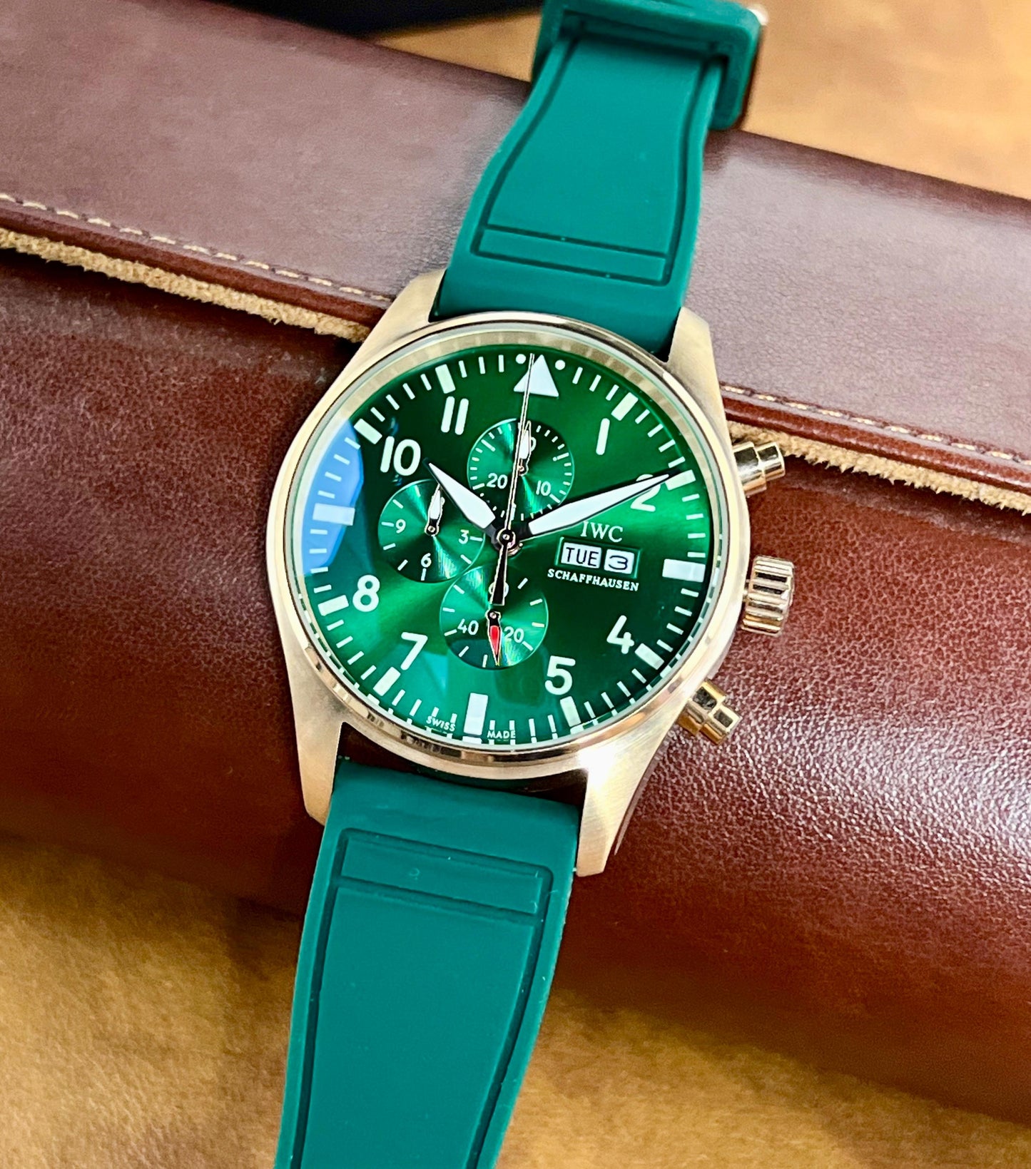 Green Gold Elite Chronograph Watch