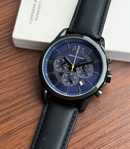 Blue Chronograph Watch