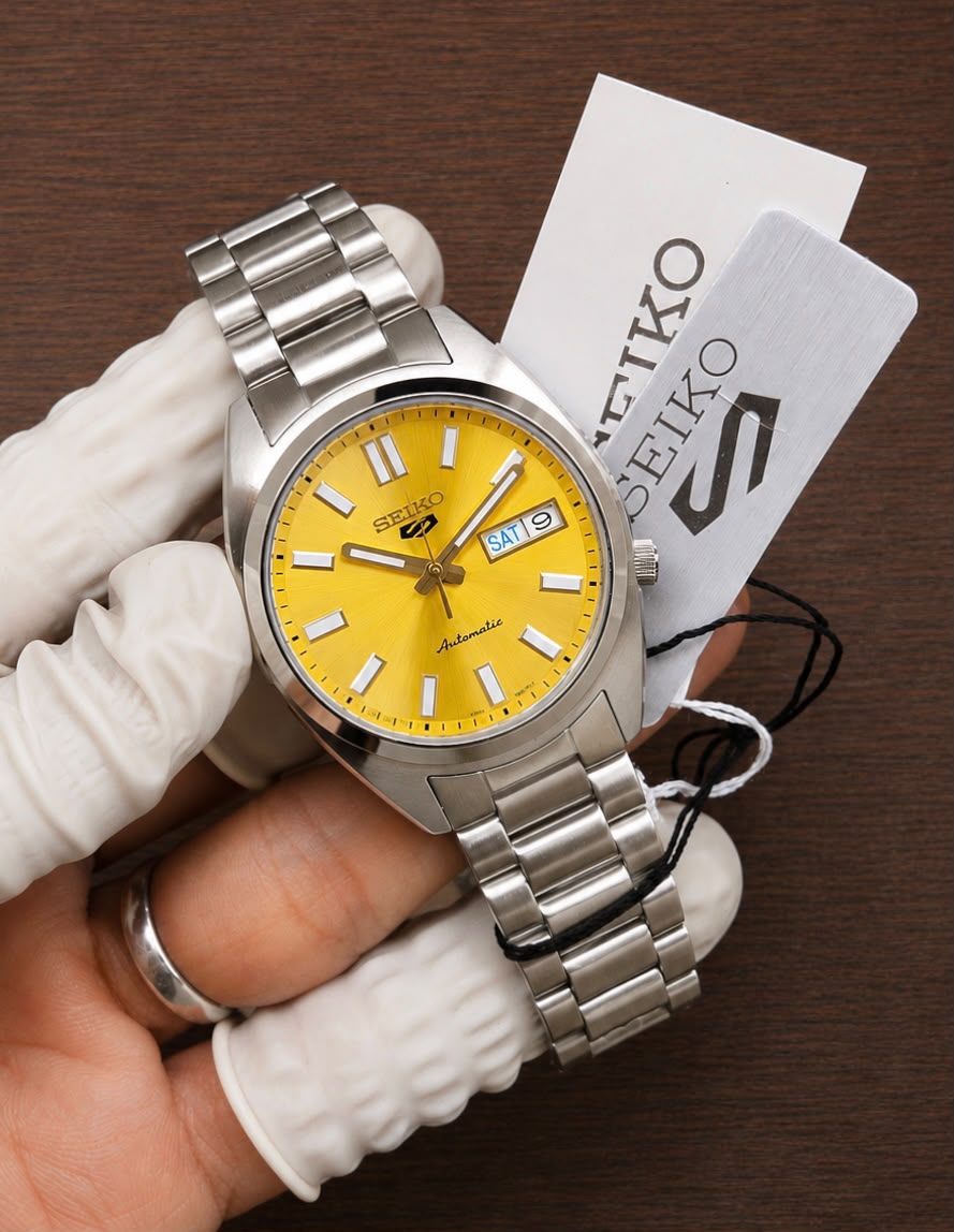 Silver Yellow Ultra Premium Automatic Watch