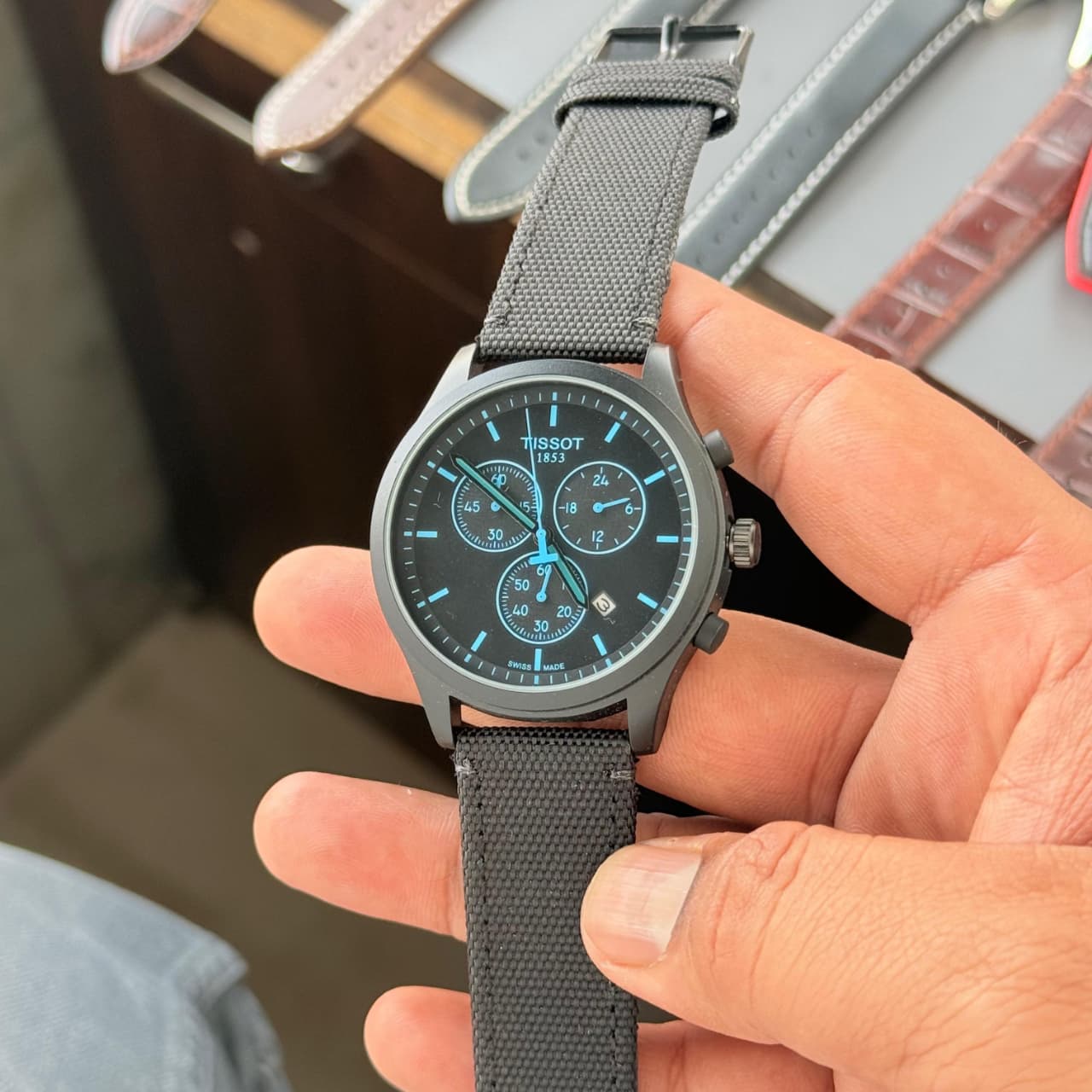 Full Gray Black Fiber Watch