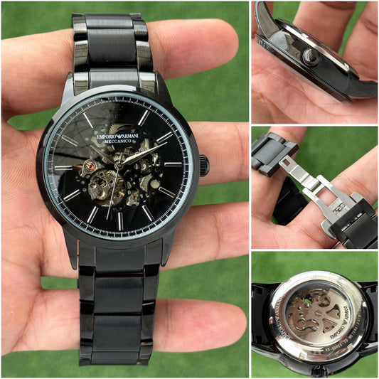 All Black Automatic Watch