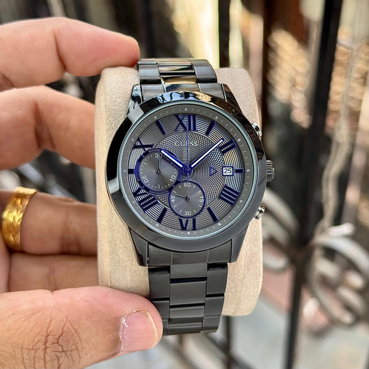 Full Grey Metal Watch