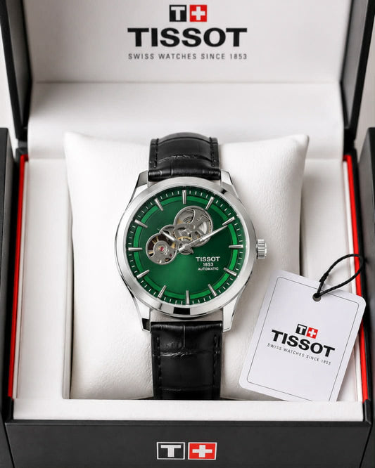 Black Green Automatic Watch