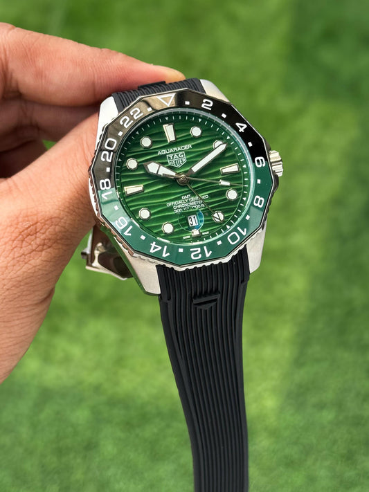 Black Green Automatic Watch