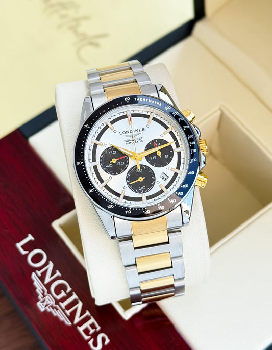 Silver Gold Metal Watch