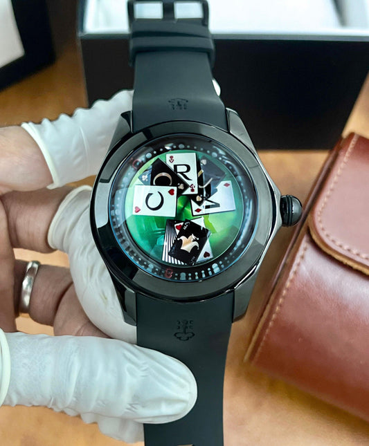 Black Green Elite Automatic Watch