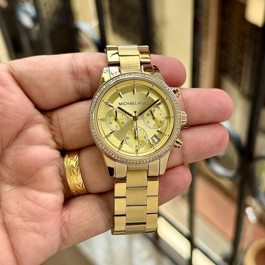 All Gold Women's Chronograph Watch