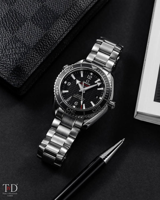 Silver Black Automatic Watch