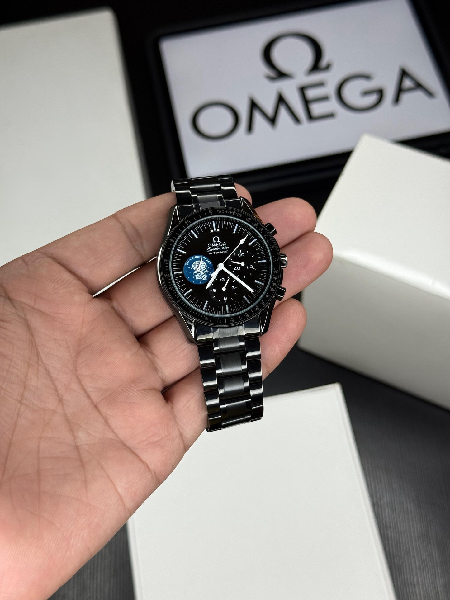 Full Black Metal Watch