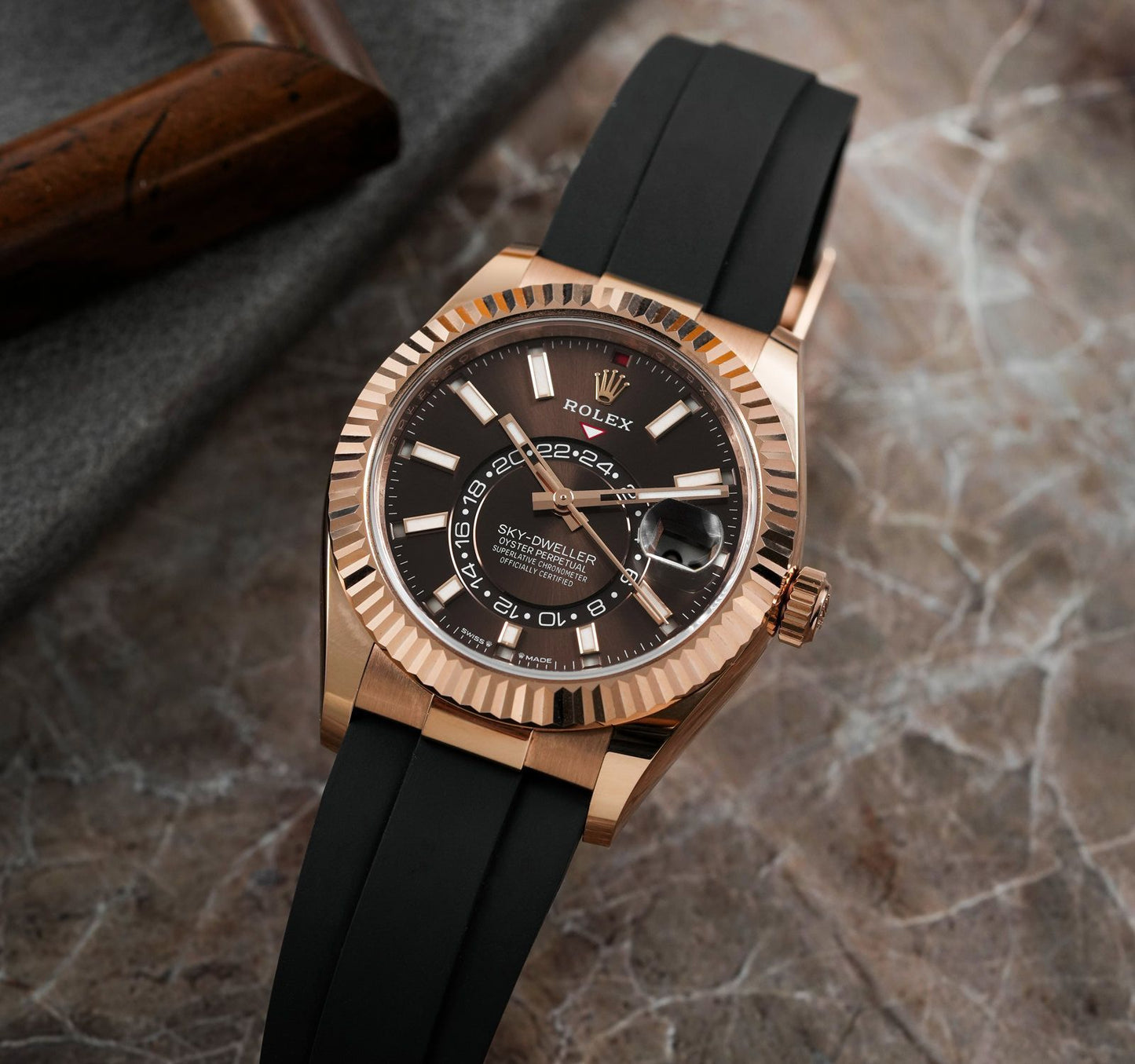 Black Rose Gold Automatic Luxury Watch