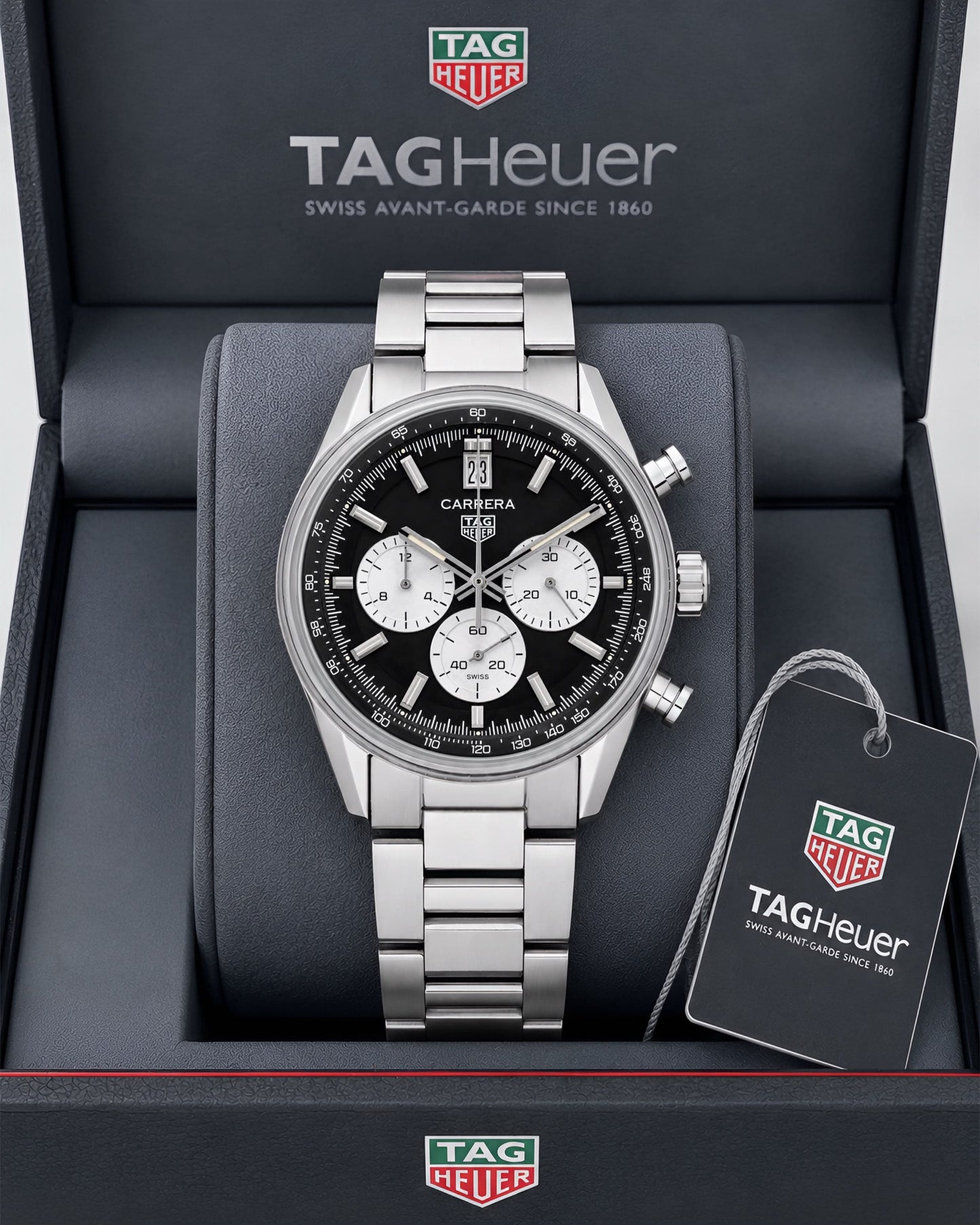 Silver Black Ultra Premium Watch