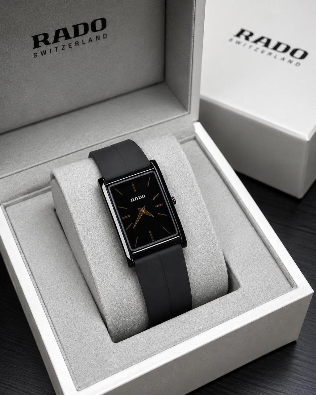 All Black Square Watch
