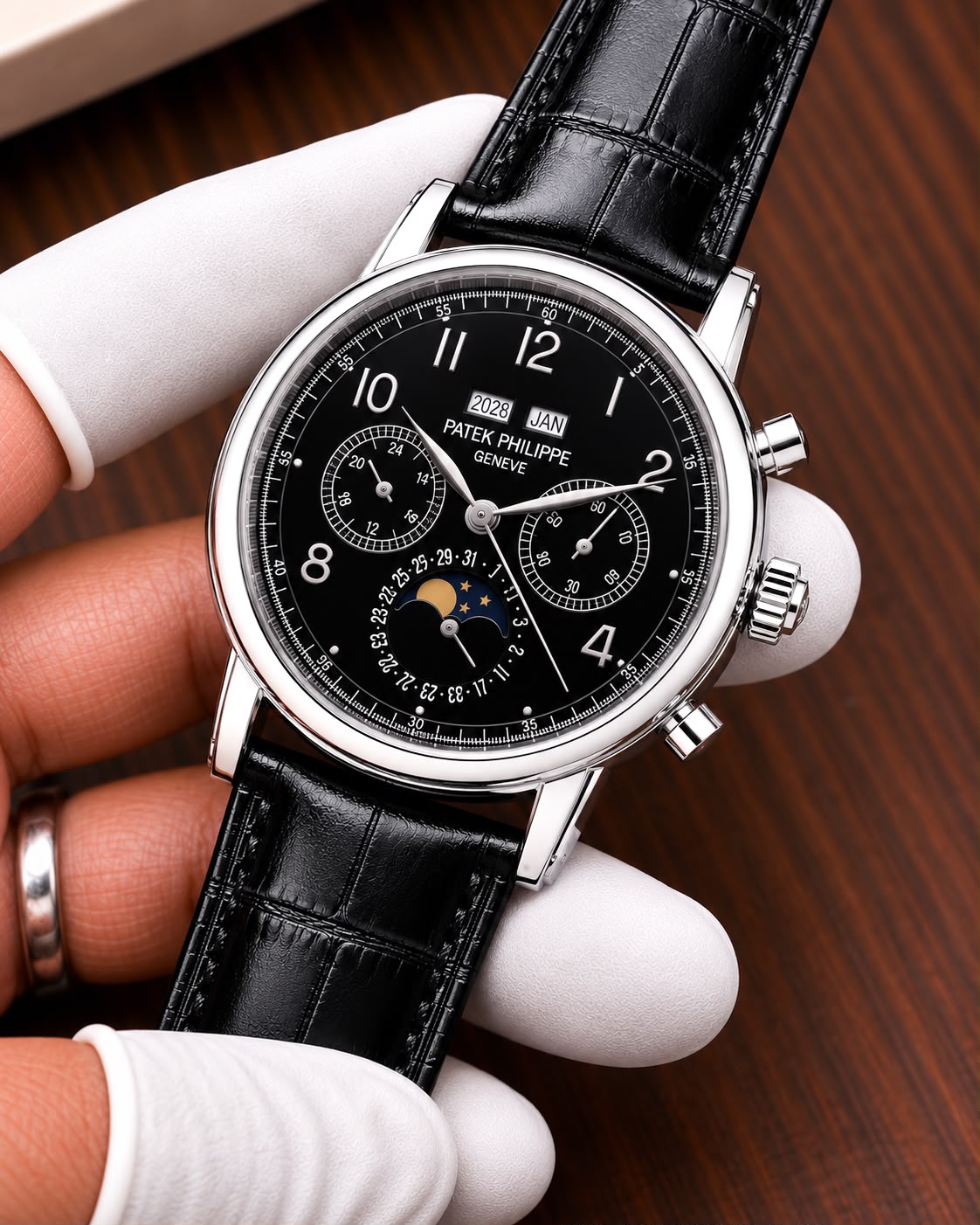 Black Silver Ultra Premium Auomatic Watch