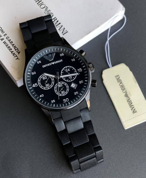 Full Black Fibre Watch