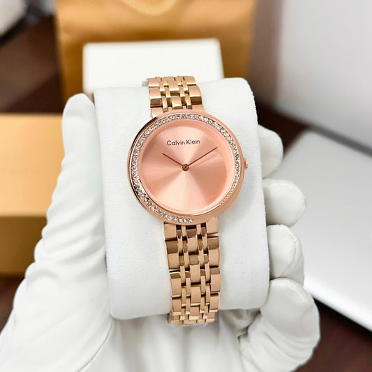 Rose Gold Diamond Women's Watch