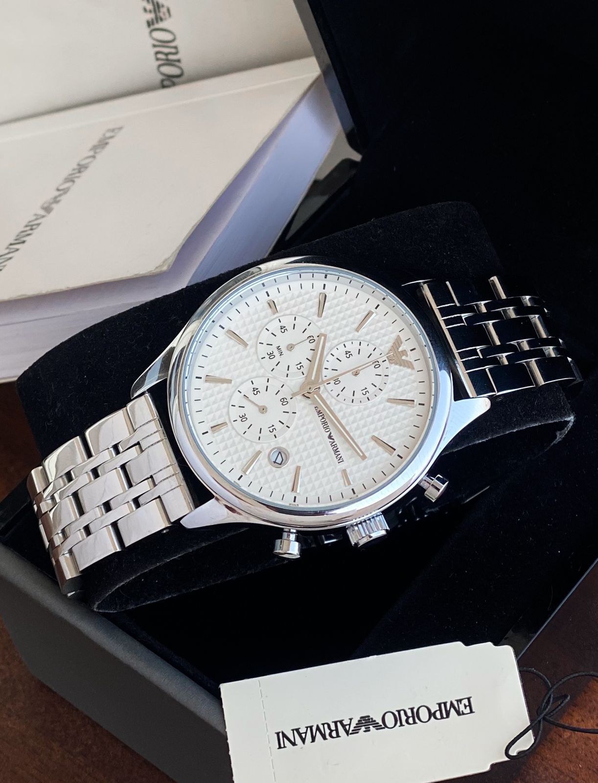 Silver White Chronograph Collection