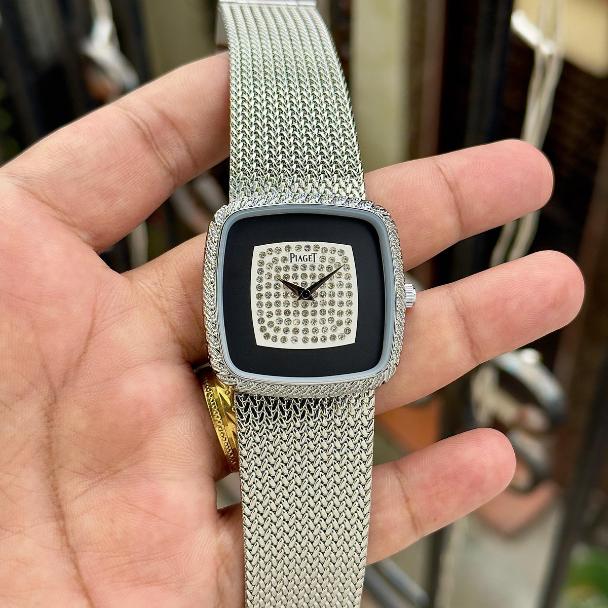 Silver Black Classic Watch