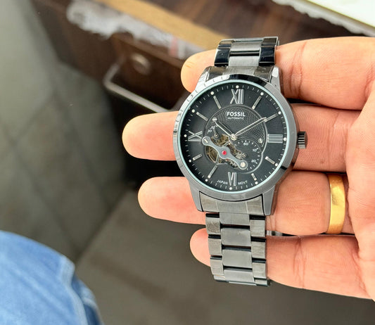 All Black Automatic Watch