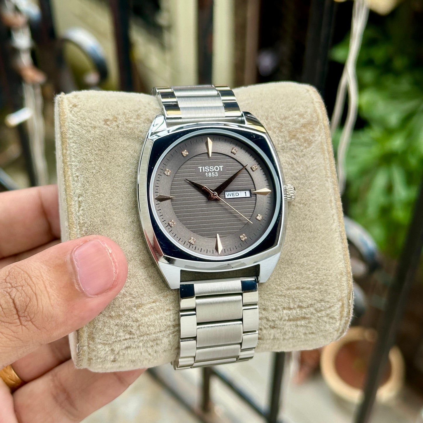 Silver Grey DayDate Watch