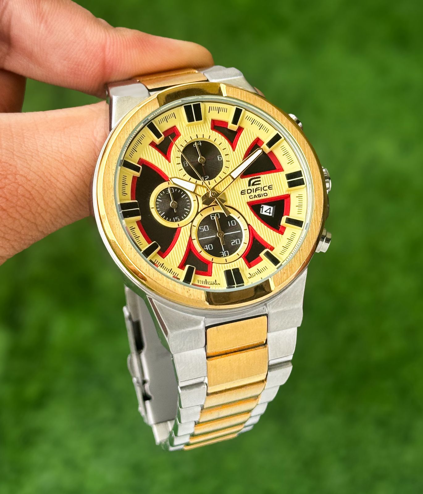 Silver Rose Gold Metal Watch