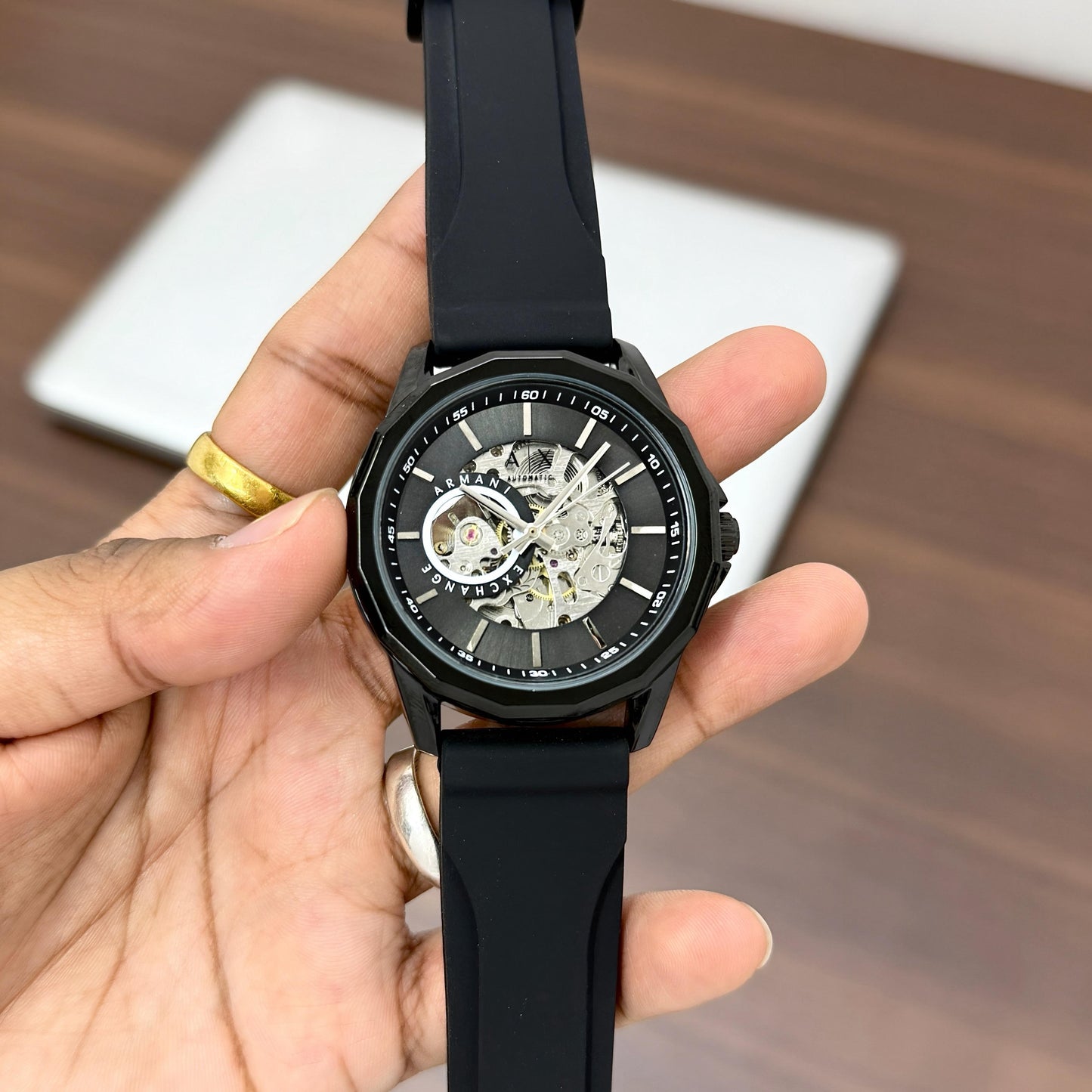 Black Silver Automatic Machinery